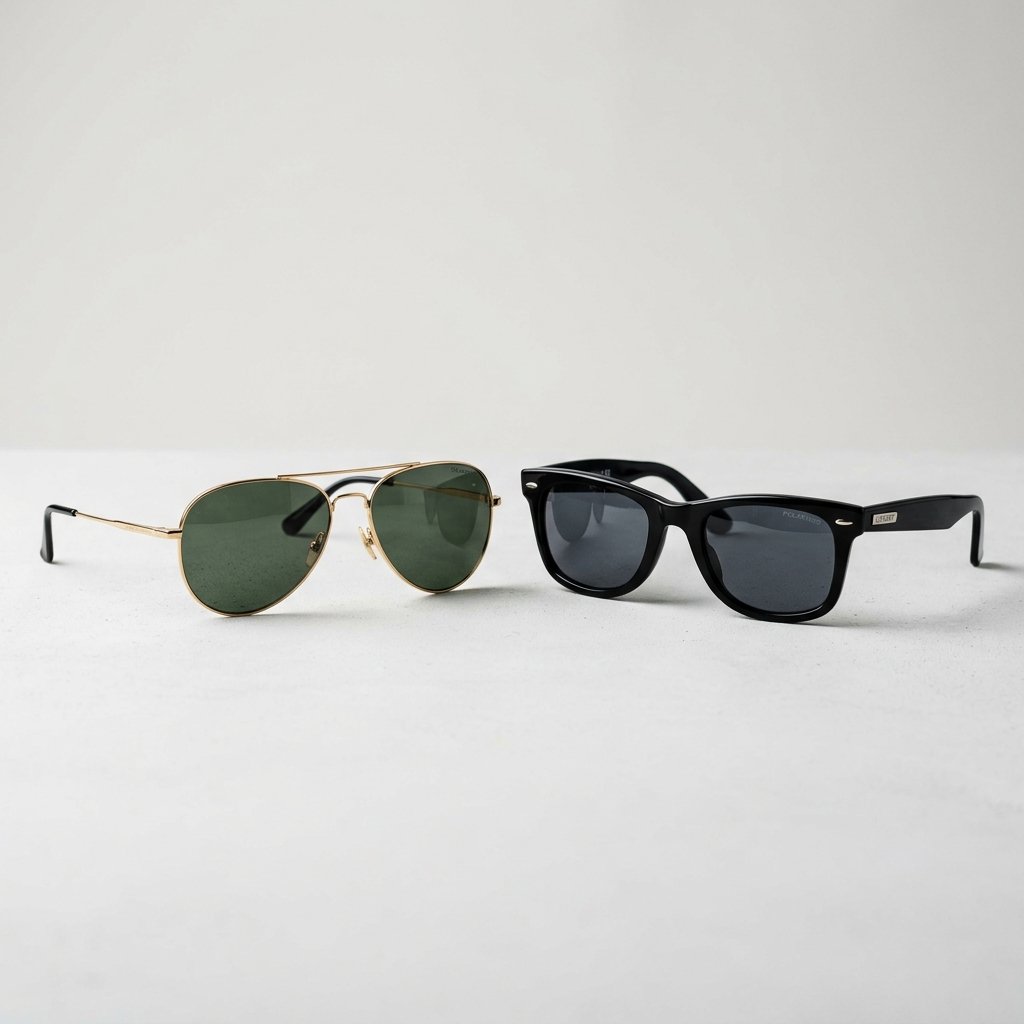 Polarized Aviator Classic Sunglasses - Gold